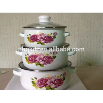 3 pcs insulated food warmer casserole with glass lid